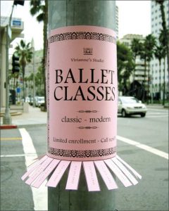 Street marketing ejemplos, ballet
