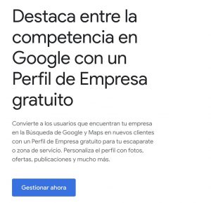 crear ficha de google my business